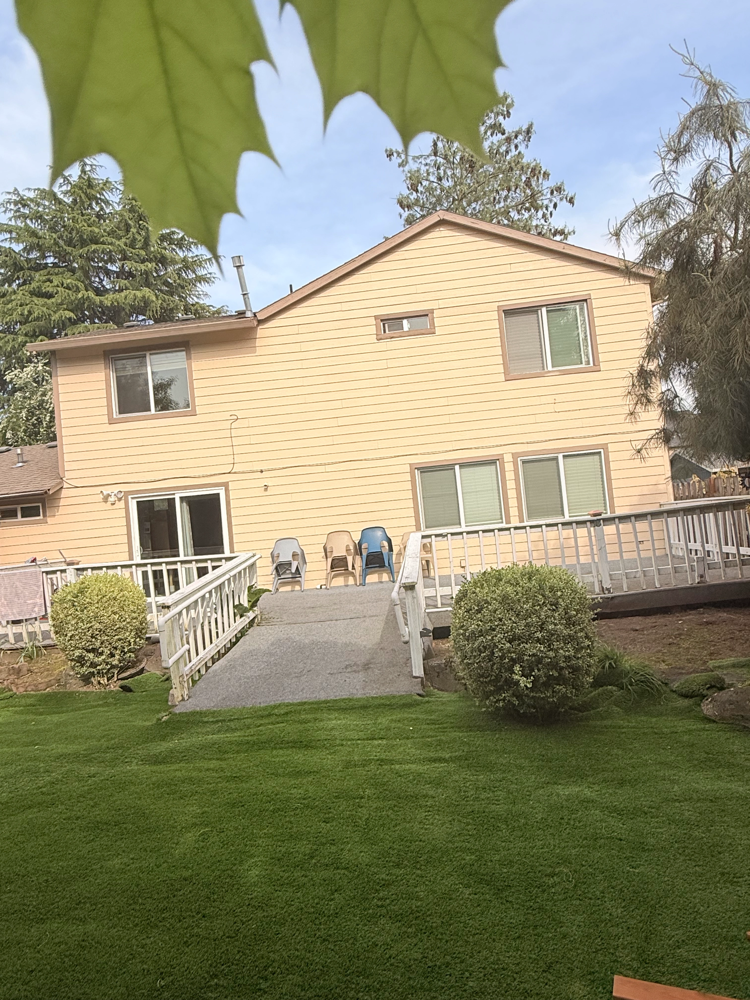 Aeternum Care backyard view