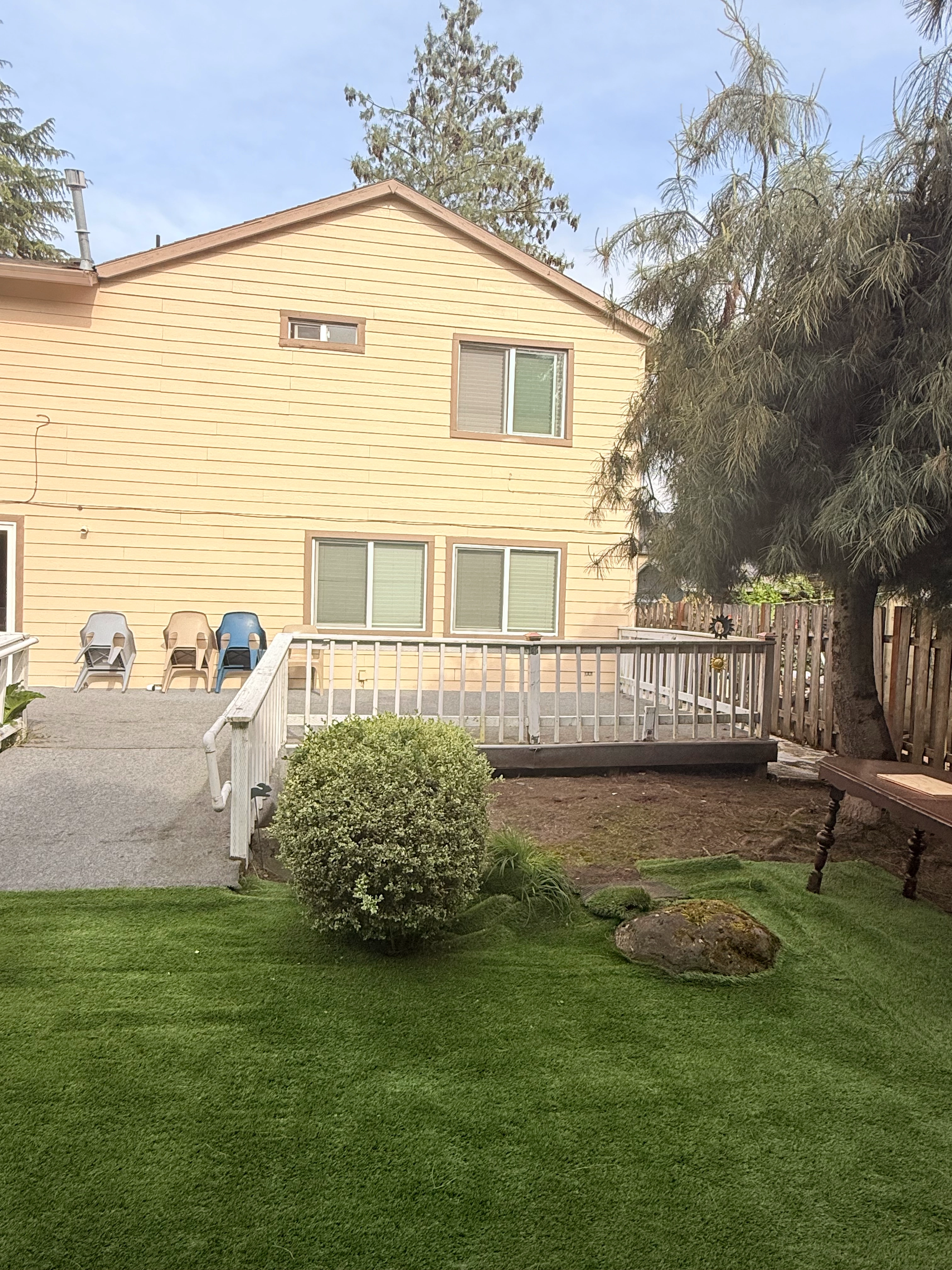Aeternum Care backyard space